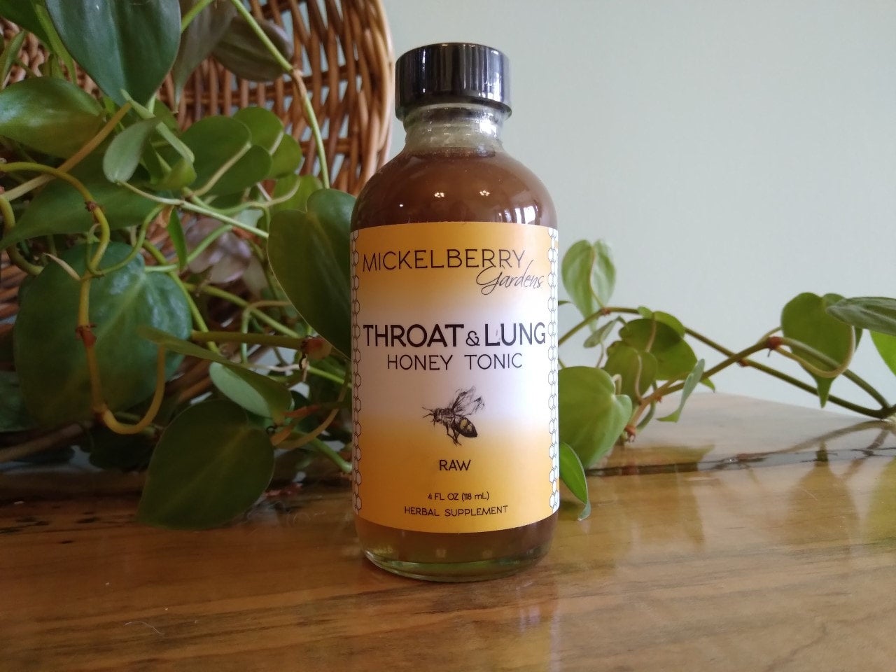 Throat & Lung Honey Tonic | The Organic Earthling